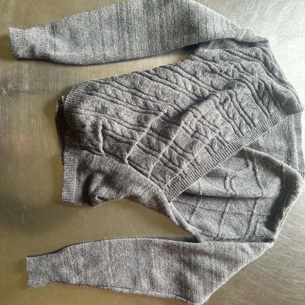SHEIN Charcoal Knit Sweater